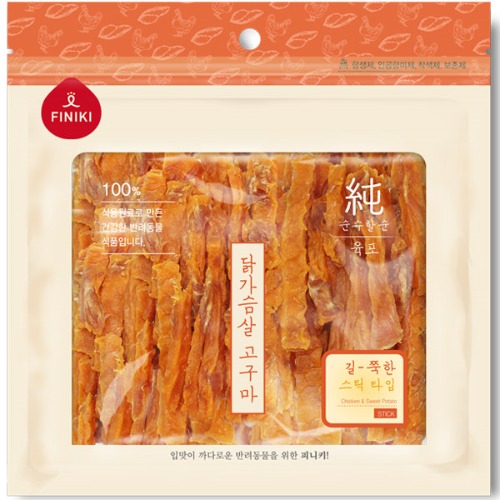 [초특가상품] 순 육포 닭가슴살고구마150g(길쭉한타입)